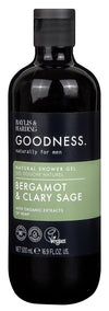 Baylis & Harding Baylis Goodness Men Bergamot & Clary Sage Natural Shower Gel 500ml