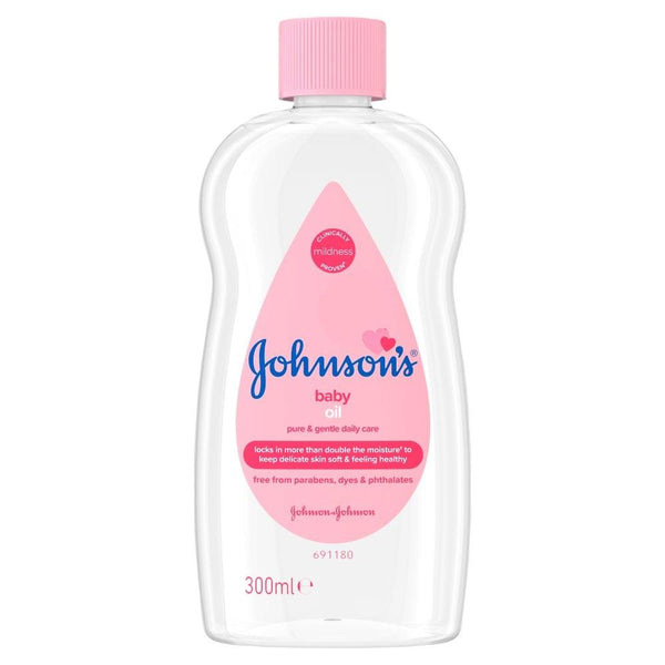 Johnson And Johnson Johnsons Baby Oil 300ml / 500ml - Afro Hair Boutique