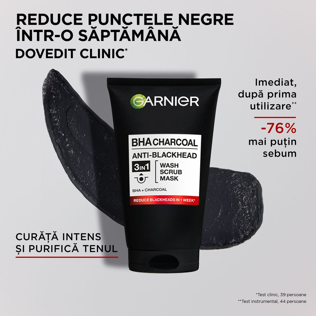 Garnier Skin Active Pure Active 3In1 Charcoal Wash