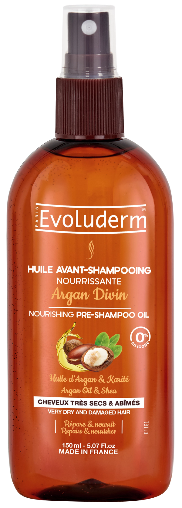 Evoluderm Argan Divin Nourishing Pre Shampoo Oil 150ml
