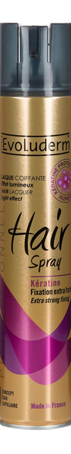 Evoluderm Professional Keratin Extra Strong Fixing Hair Spray 300ml