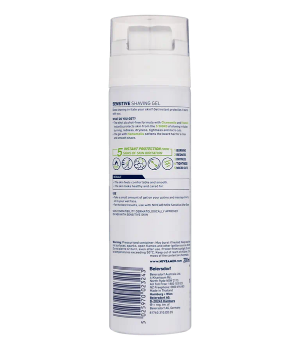 Nivea Men Shaving Gel 200ml - Afro Hair Boutique