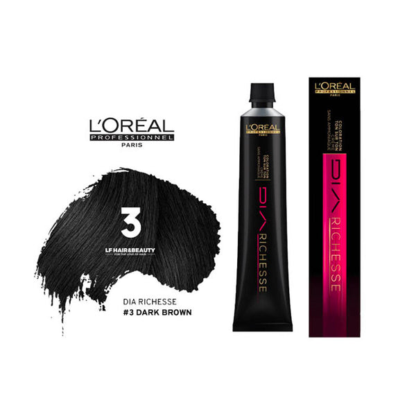 L'OREAL Dia Richesse Semi-Permanent Hair Colour Ammonia Free 50ml - All Shades - Afro Hair Boutique