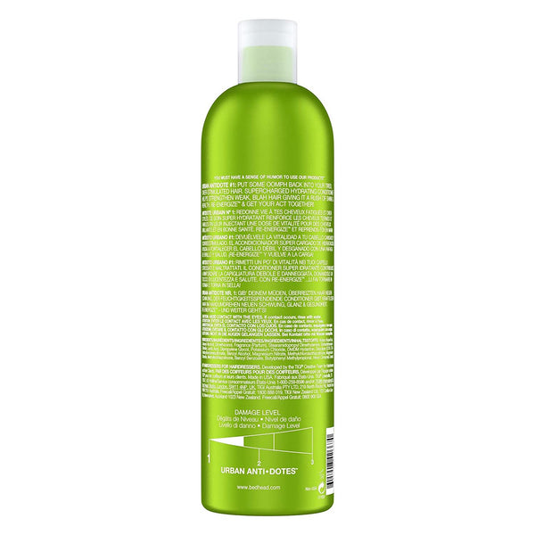 Bed Head by Tigi Urban Antidotes Re-Energise Conditioner for Normal Hair, 750ml - Afro Hair Boutique