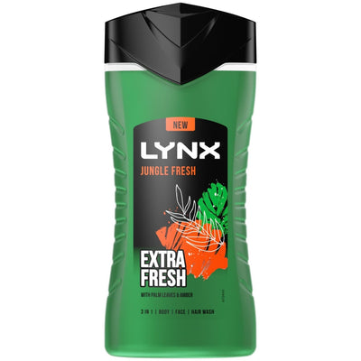 Lynx Jungle Fresh 3 In 1 Extra Fresh Shower Gel 225ml