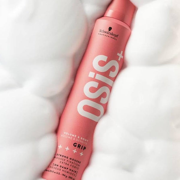 Schwarzkopf Osis Plus Volume & Body Grip Extra Strong Mousse 200ml - Afro Hair Boutique