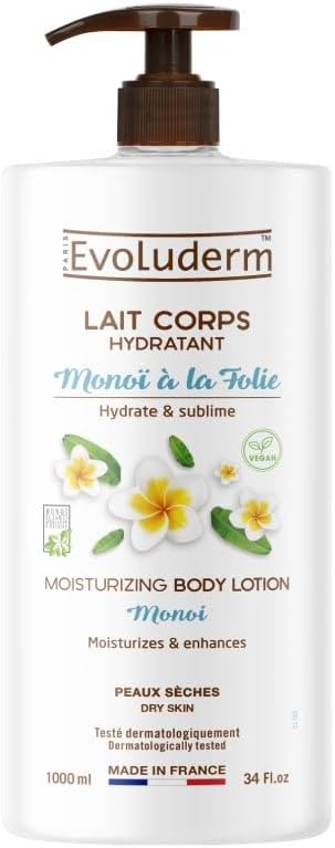 Evoluderm Monoi Moisturizing Body Lotion 1000ml
