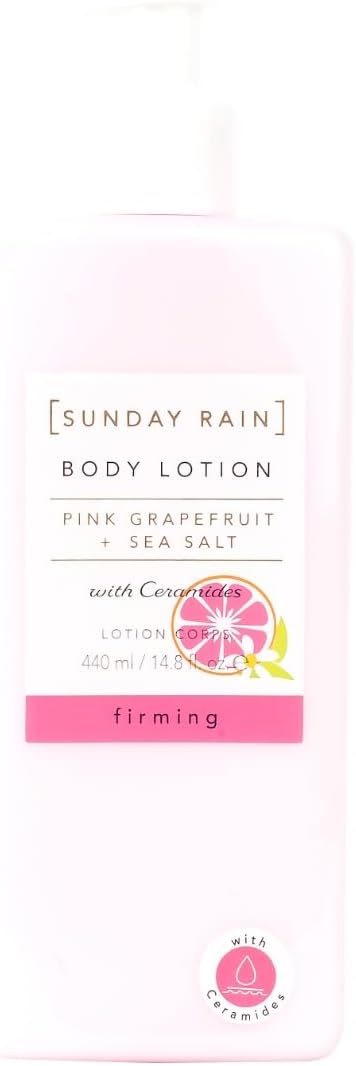 Sunday Rain Pink Grapefruit And Sea Salt Body Lotion 440ml - Afro Hair Boutique