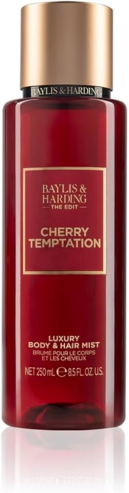 Baylis And Harding Cherry Temptation Luxury Body And Hair Mist 250ml - Afro Hair Boutique