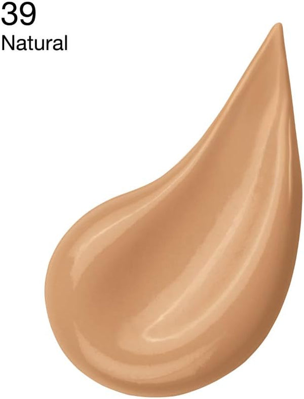 Manhattan 3In1 Easy Match Nude Finish Foundation 39 Natural Beige 30ml - Afro Hair Boutique