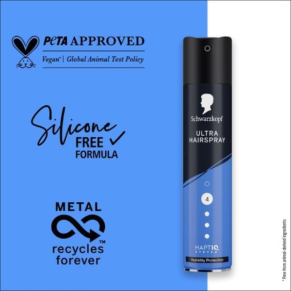 Schwarzkopf Haptiq System Ultra Hairspray 4 250ml - Afro Hair Boutique