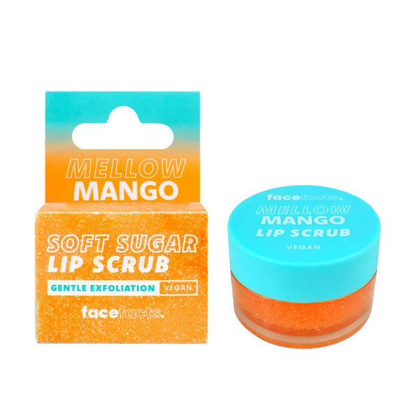 Face Facts Soft Sugar Lip Scrub Mellow Mango 10g - Afro Hair Boutique