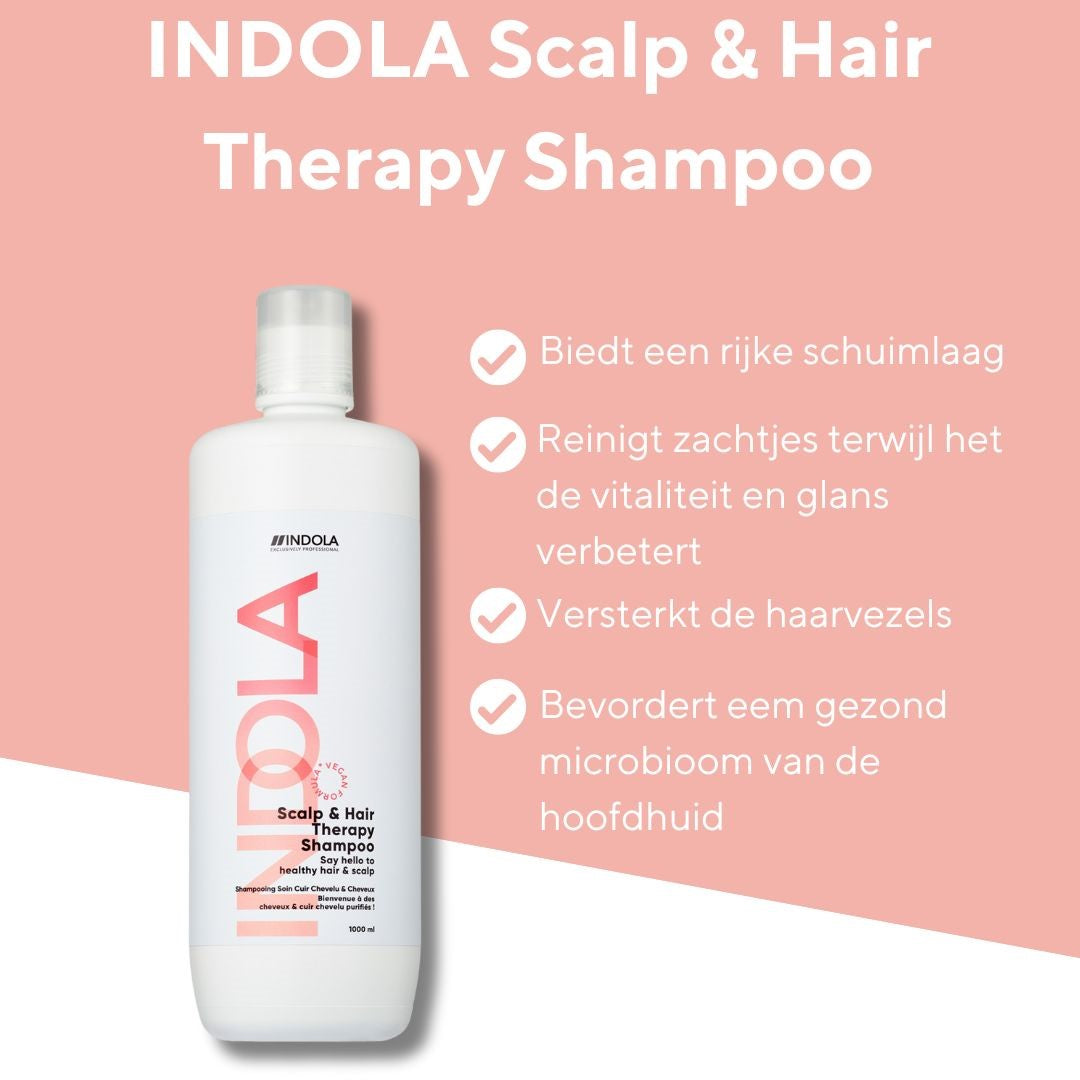 Indola Exclusively Professional Indola Vegan Scalp And Hair Shampoo 1000ml