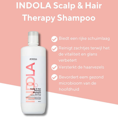 Indola Exclusively Professional Indola Vegan Scalp And Hair Shampoo 1000ml