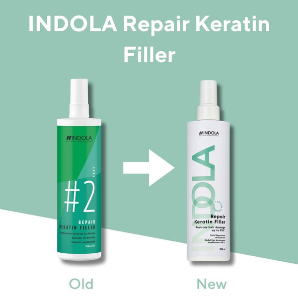 Indola Exclusively Professional Indola Vegan Repair Keratin Filler 300ml - Afro Hair Boutique
