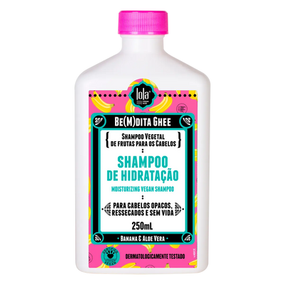 Lola Cosmetic Bemdita Ghee Banana And Aloe Vera Moisturizing Vegan Shampoo 250ml