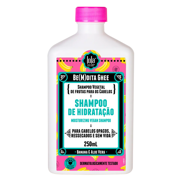 Lola Cosmetic Bemdita Ghee Banana And Aloe Vera Moisturizing Vegan Shampoo 250ml