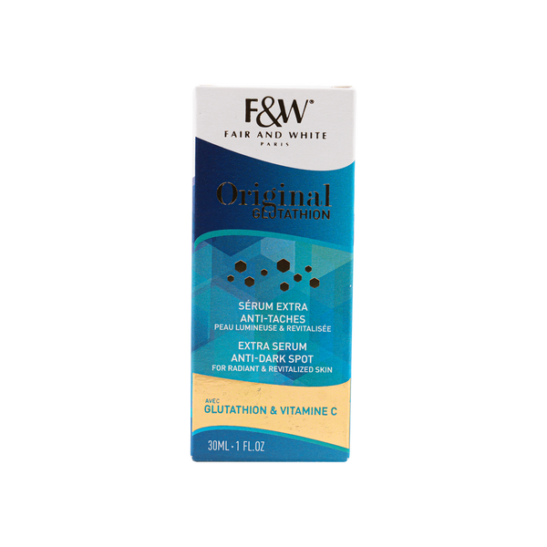 F & W Original Glutathion Anti Dark Spot Extra Serum 30ml - Afro Hair Boutique