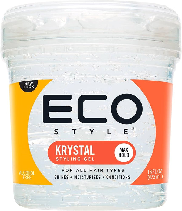 Eco Style Professional Styling Gel Krystal Styling Gel - All Sizes - Afro Hair Boutique