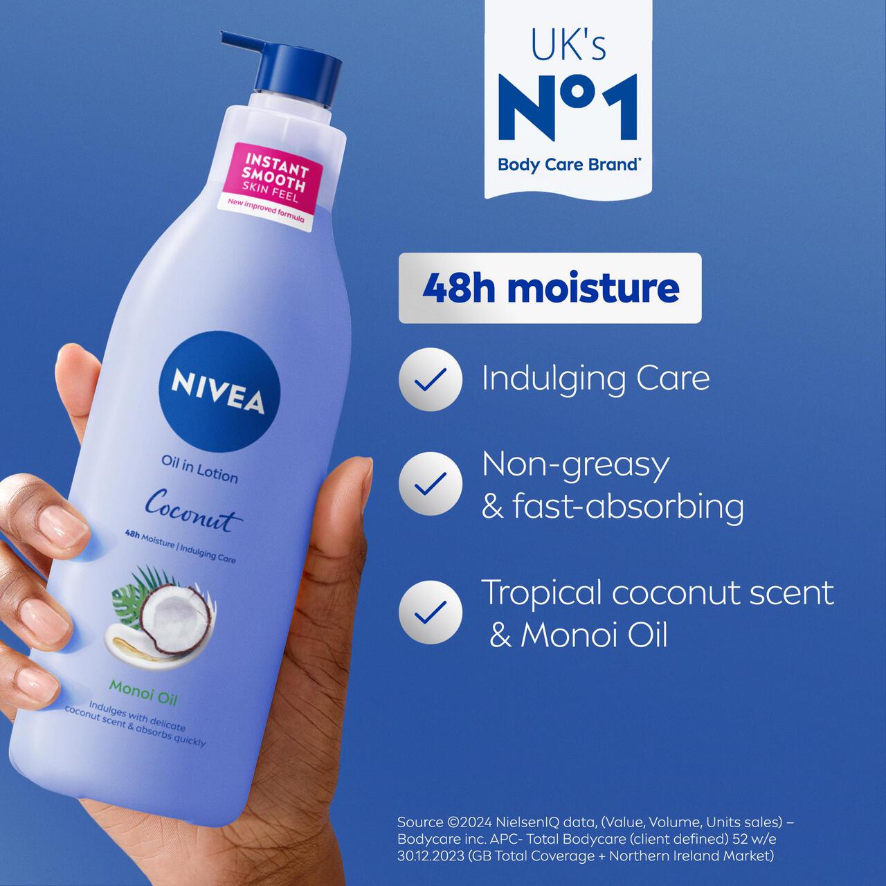 Nivea Coconut And Monoi Oil In Lotion 400ml
