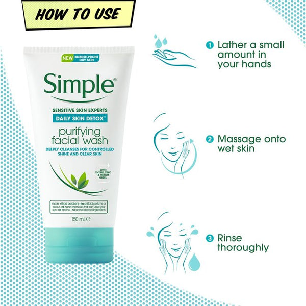 Simple  Purifying Facial Wash - Afro Hair Boutique