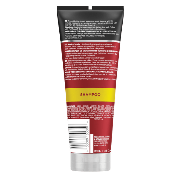 John Frieda Full Repair Full Body Shampoo 250ml - Afro Hair Boutique