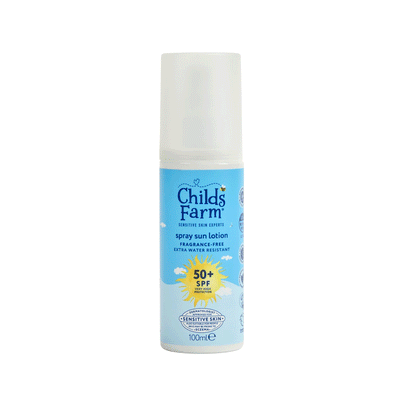 Childs Farm Fragrance Free Sun Lotion Spray 50 SPF 100ml