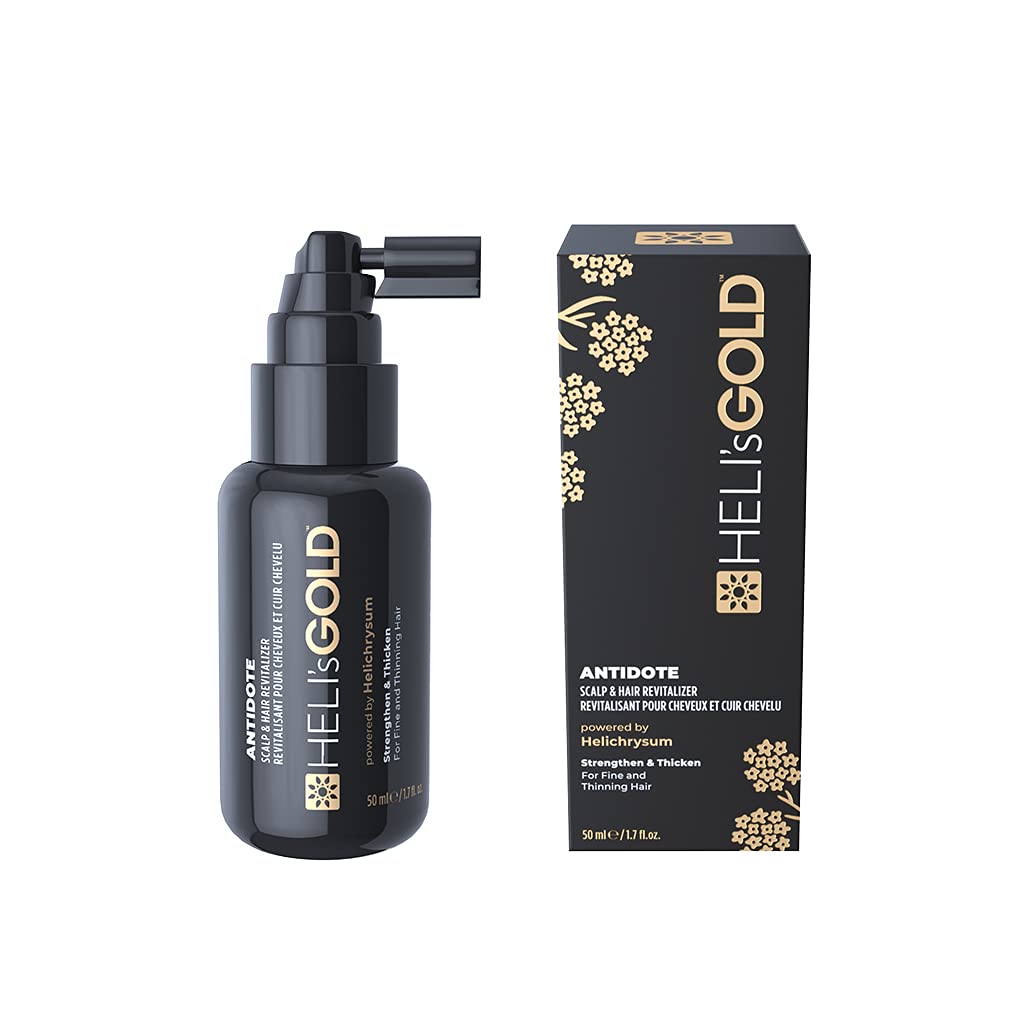 Helis Gold Antidote Scalp And Hair Revitalizer With Helichrysum 50ml / 100ml