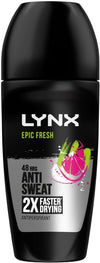 Lynx Epic Fresh Anti Sweat Deodorant Roll On 50ml