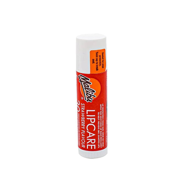 Malibu Strawberry Flavour Lipcare Balm SPF30 5g - Afro Hair Boutique