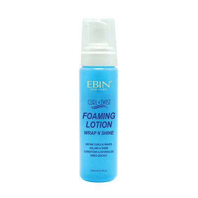 EBIN New York Curl And Twist Foaming Lotion Wrap N Shine 100ml