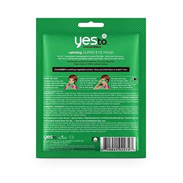 Yes To Cucumber Soothing Calming Super Eye Mask 8ml - Afro Hair Boutique
