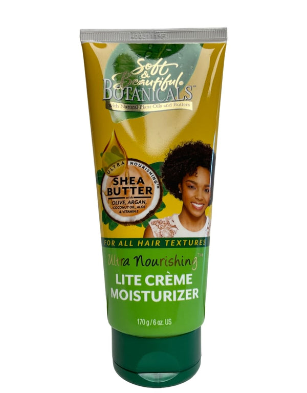 Soft And Beautiful Botanicals Shea Butter Nourishing Lite Creme Moisturizer 170g