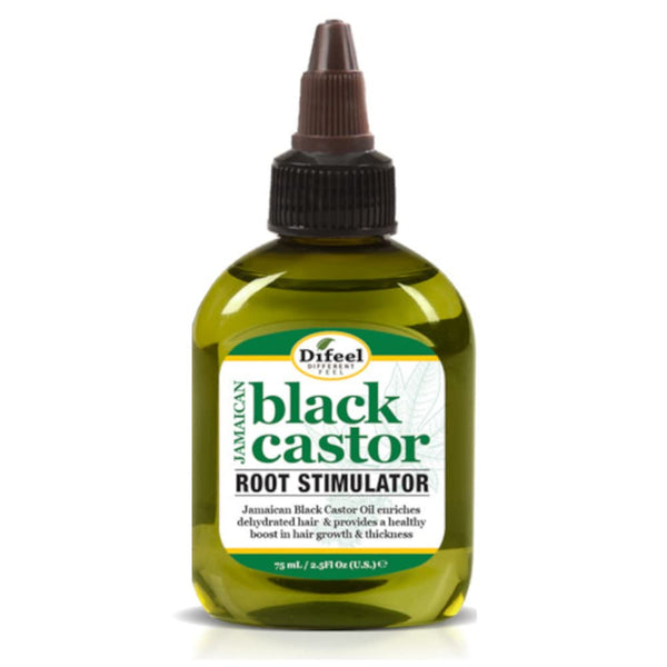 Difeel 99 Percent Natural Blend Black Castor Root Stimulator 75ml - Afro Hair Boutique