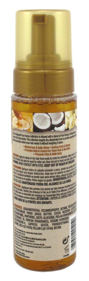 Creme Of Nature Pure Honey Moisture And Twist Curling Mousse 207ml - Afro Hair Boutique