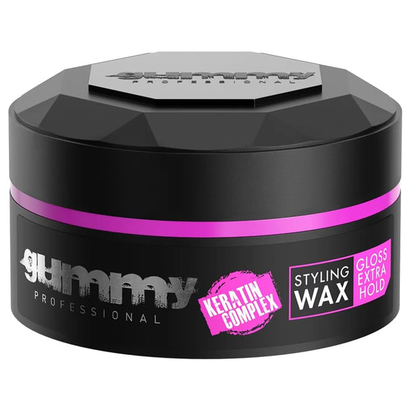 Gummy Hair Gel Keratin Complex Gloss Extra Hold Styling Wax 150ml - Afro Hair Boutique