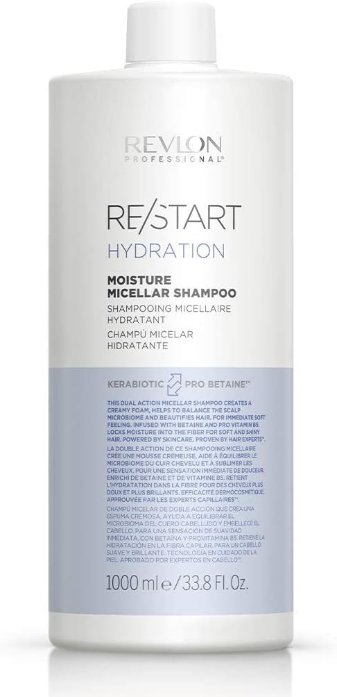 Revlon Restart Hydration Moisture Micellar Shampoo 50ml / 1000ml - Afro Hair Boutique