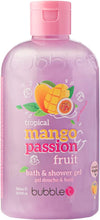 Bubble T Tropical Mango Passion Fruit Bath And Shower Gel 500ml