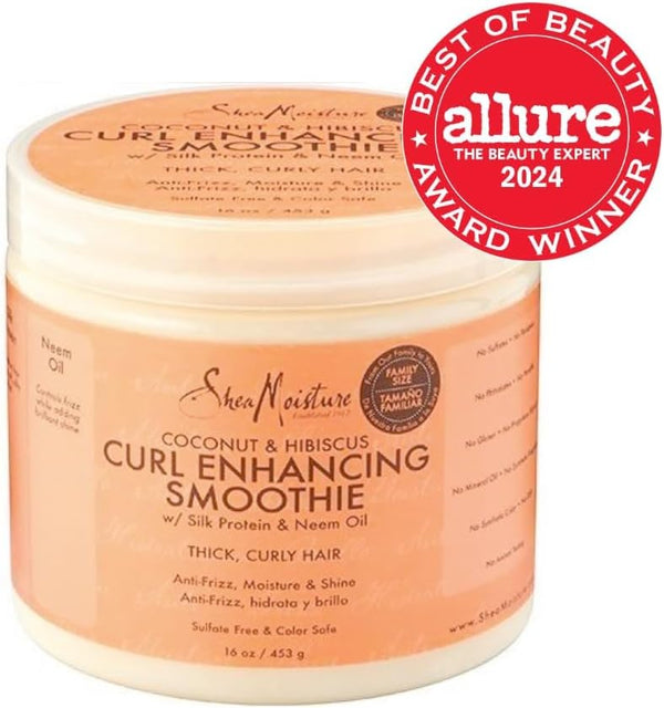 Shea Moisture Coconut And Hibiscus Curl Enhancing Smoothie 326g / 454g - Afro Hair Boutique