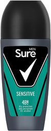 Sure Men Sensitive 48H Protection Deodorant Roll On 50ml