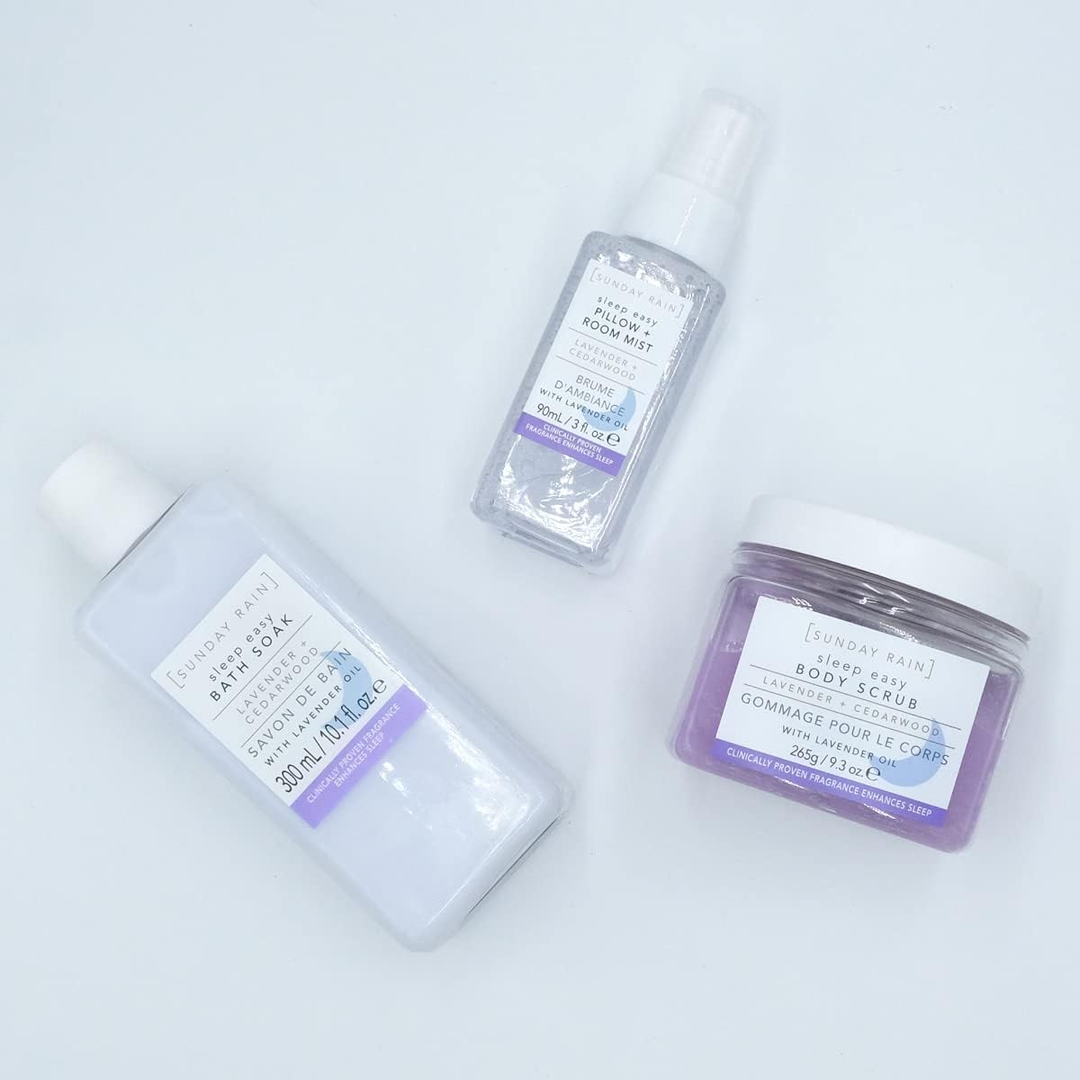Sunday Rain Lavender And Cedarwood Sweet Dreams Bath Collection