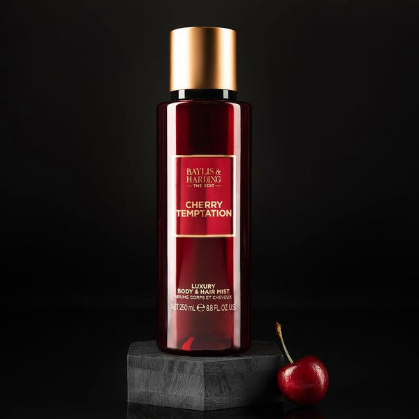 Baylis And Harding Cherry Temptation Luxury Body And Hair Mist 250ml - Afro Hair Boutique