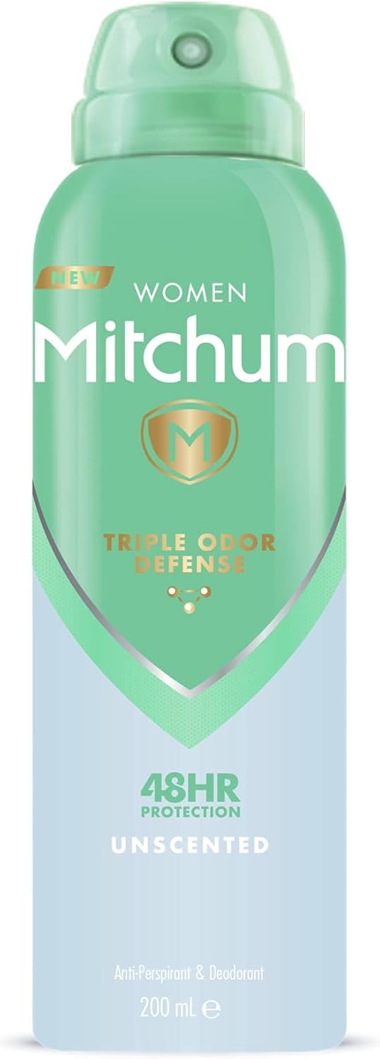 Revlon Mitchum Triple Odor Defense Deodorant Unscented 200ml