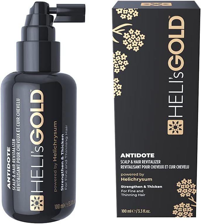 Helis Gold Antidote Scalp And Hair Revitalizer With Helichrysum 50ml / 100ml