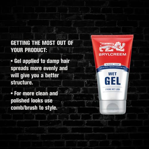 Brylcreem Original Men's Grooming Wet Look Gel 150ml - Afro Hair Boutique