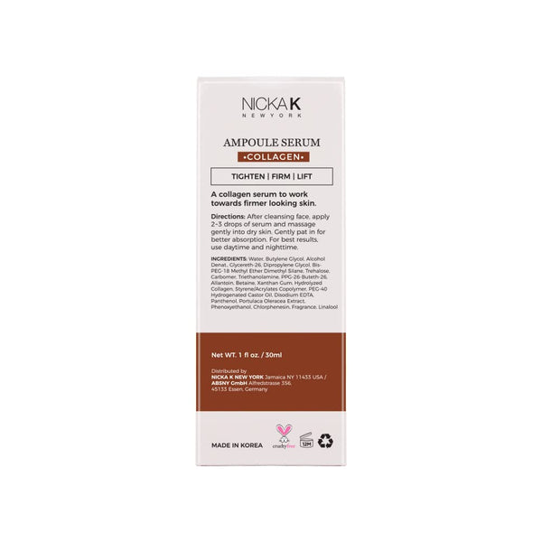 NICKA K NEWYORK Nicka K Tighten Collagen Ampoule Serum 30ml