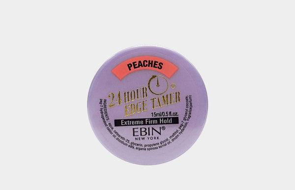 EBIN NewYork 24 Hour Peaches Extreme Firm Hold Edge Tamer 15ml, 80ml / 250ml - Afro Hair Boutique