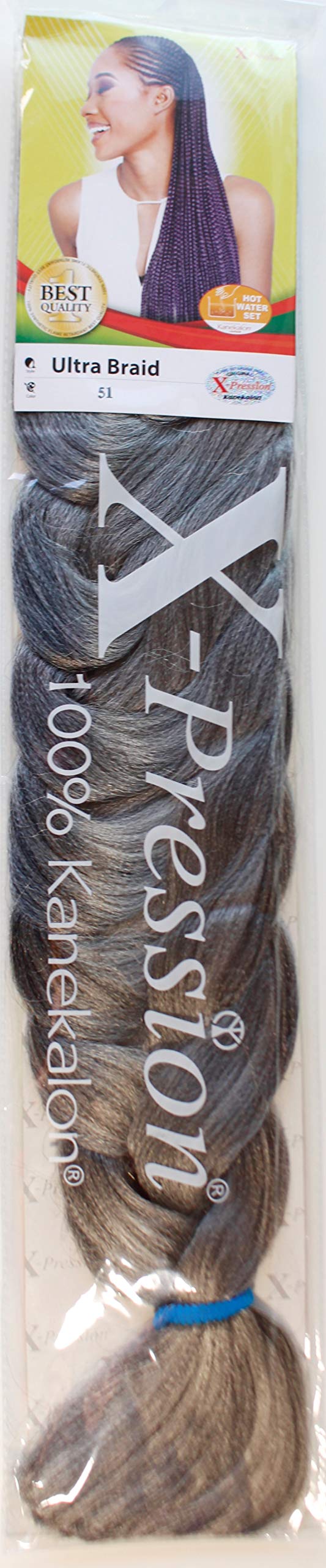 X Pression Syn Ultra Braid X-PRESSION Ultra Hair Braid (Braiding) Extension (Choice of Colours) - Afro Hair Boutique
