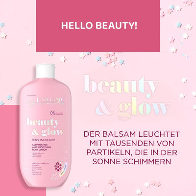 Eveline Beauty Glow Sunshine Ready Illuminating Smoothing Body Lotion 350ml