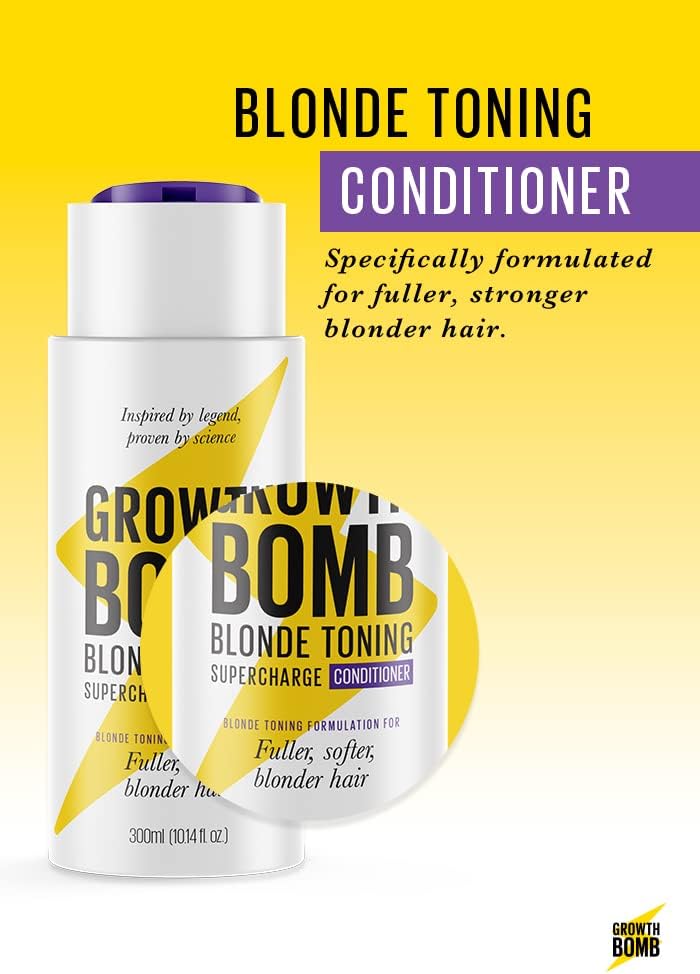 Growth Bomb Blonde Toning Supercharge Conditioner 300ml
